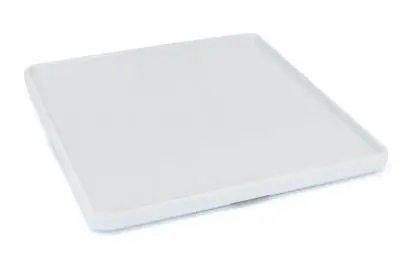 [B100V398A] Fuente Lontananza Melamina Blanca 10.5X10.5X1.5 Cm.