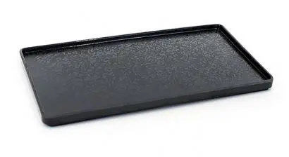[B100V394B] Fuente Lontananza Melamina Negra 21X10.5X1.5 Cm.