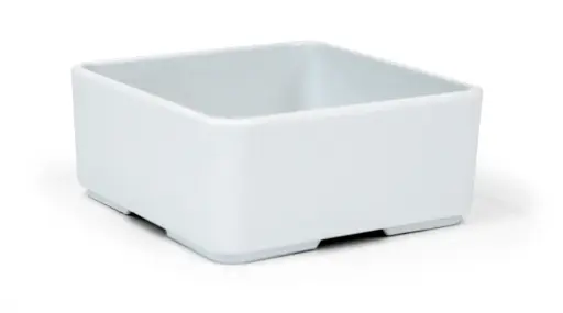 [B100V396A] Bol Lontananza melamina blanca 10,5x10,5x4,5 cm