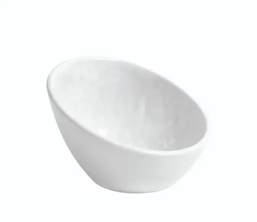 [B885024R] Bol oval Mamba blanco melamina 13,4x12,7x8,4 cm