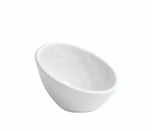 [B885025R] Bol oval Mamba blanco melamina 10,6x10,2x6,8 cm