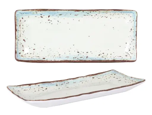 [B885534] Fuente rectangular melamina Messina 28x12x2 cm