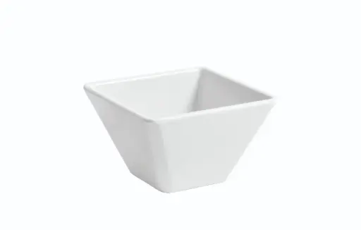 [B885070R] Bol Ming blanco melamina 10x10x6 cm
