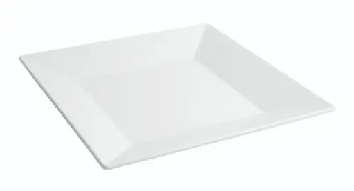 [B885058] Plato Ming blanco melamina 35,8x35,8x4,4 cm