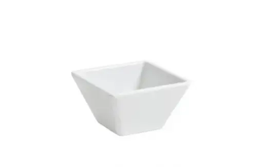 [B885071R] Bol Ming blanco melamina 8x8x4,5 cm