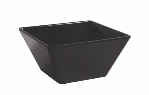 [B885178] Ensaladera Ming negra melamina 21x21x9,5 cm