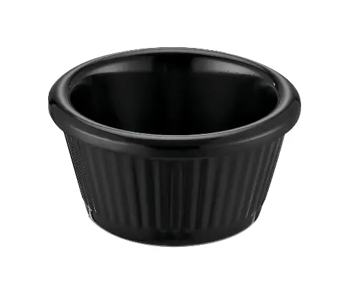[B98213060N] Ramequin negro melamina 6 cl.7x4 cm