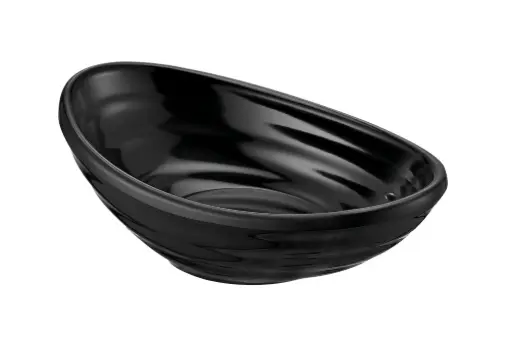 [B98213074N] Bol Gondola negro melamina 10,5x6,3x3,3 cm / 7 cl