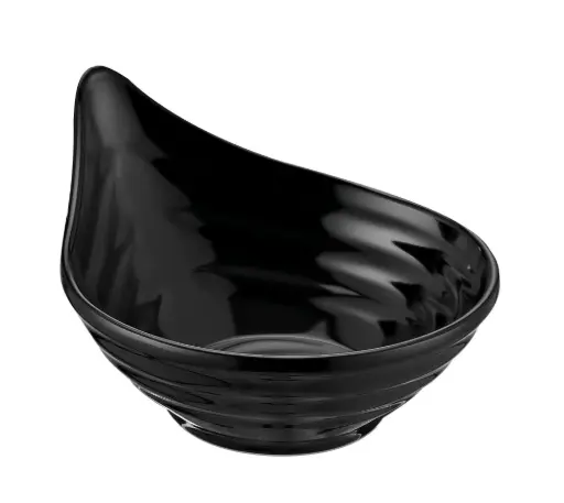 [B98213115N] Bol negro melamina 9,5x5,5 cm / 11 cl