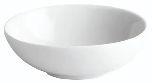 [B1268] Bol degustación oval porcelana blanco 12x10x4 cm