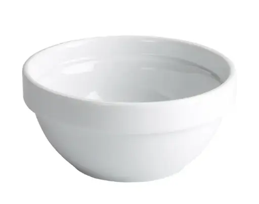 [B2433R] Bol cereales apilable porcelana 13x6 cm