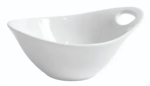 [B4286R] Bol Perpignan porcelana blanco 14,5x12x6,5 cm / 23 cl