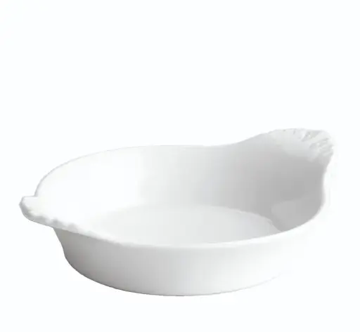 [B2106] Plato Huevo Porcelana 15X11X3,5 Cm.