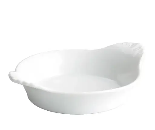 [B2107V] Plato Huevo Porcelana 17X14,5X3,5 Cm.