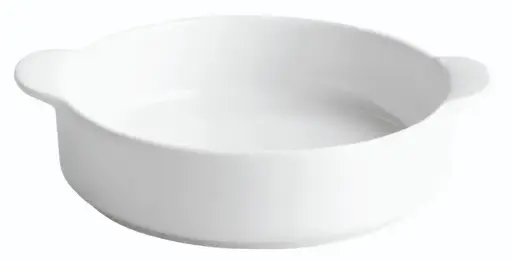 [B1569] Cazuela porcelana con asas 13x11x3,5 cm
