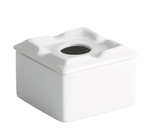 [B1344V] Cenicero agua Ming porcelana 7x7x5 cm
