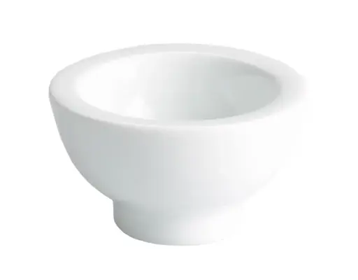 [B1159V] Bol degustación con pie de porcelana blanco 7,5x4 cm