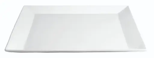 [B1156] Plato postre Ming porcelana 19x19x2 cm