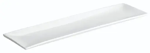[B2414] Fuente rectangular Ming porcelana 20x80x1,5 cm