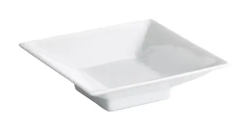 [B2104V] Bol Degustacion Ming C/Pie Porcelana Blanco 7,5X7,5X2,5 Cm.