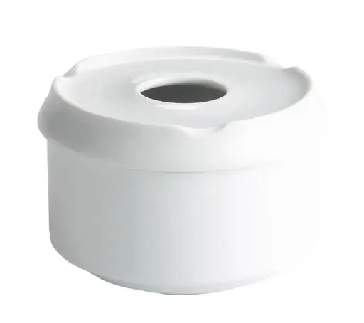 [B1120V] Cenicero agua redondo porcelana 11x7,5 cm