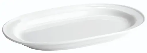 [B2321] Fuente oval porcelana 34x21x3 cm