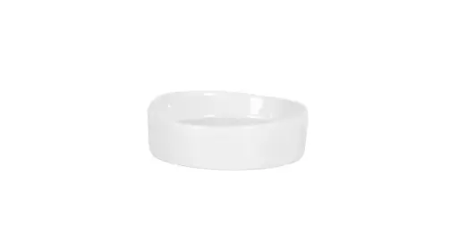 [B3417] Plato Degustacion Porcelana Blanco 6,5X2 Cm.
