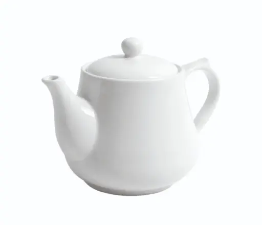 [B4242] Tetera Porcelana Blanca 18X11X12 Cm. / 50 Cl.
