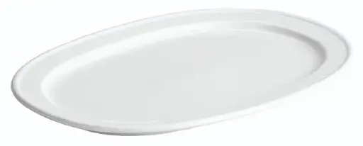 [B2532] Fuente oval wei 28x17,5x2,5 cm