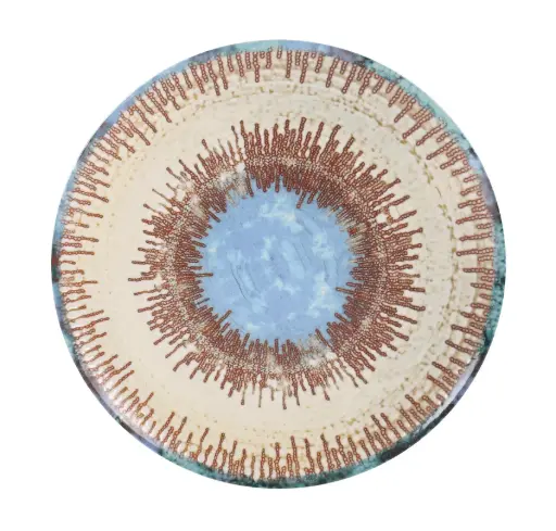 [B758315D] Plato Presentacion Micenas 32x2 cm.
