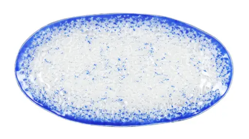 [P605060] Fuente oval Dry cobalto 26x14 cm