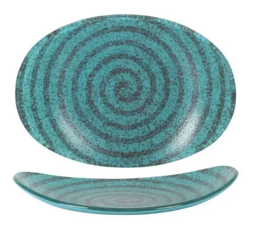[P605127E] Fuente oval Escargot 25,5x18,5x4 cm