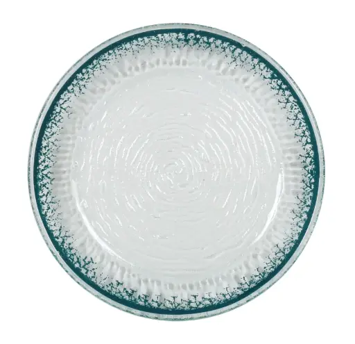 [P605108] Plato Guajiro turquesa 19x2,5 cm