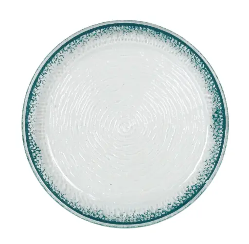 [P605107] Plato Guajiro turquesa 24x2,5 cm