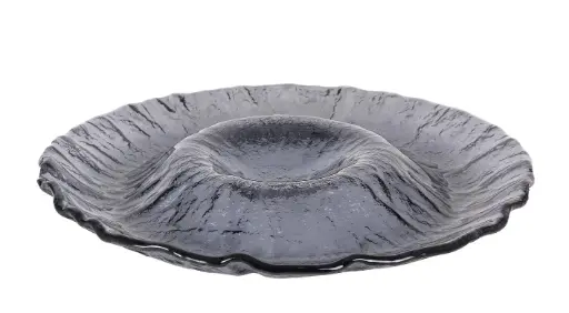 [P605011A] Plato degustación buffet Murano 36x3,5 cm