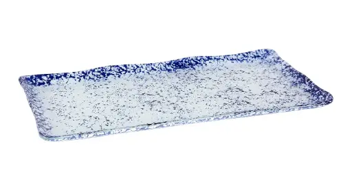 [P605024B] Zz26 Fuente Ming Cobalto 32X17 Cm.