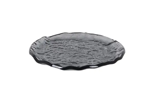 [P605038A] Plato pan Murano Titanio 15x1 cm