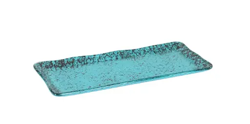 [P605025C] Fuente Ming turquesa 25x11 cm