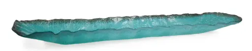 [P605039C] Fuente Buffet Menhir Turquesa 123X40X10 Cm.