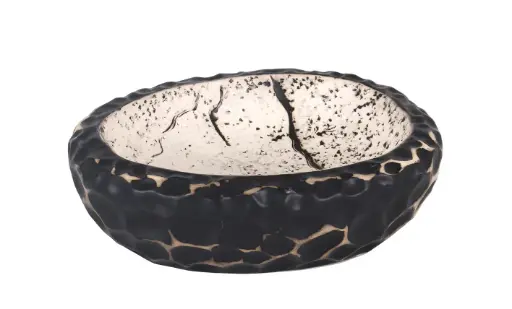 [P997008] Plato hondo oval Teide 20x16x6 cm