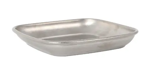 [P1501009A] Bowl plata vieja de acero inoxidable Vintage 9x9x1,5 cm