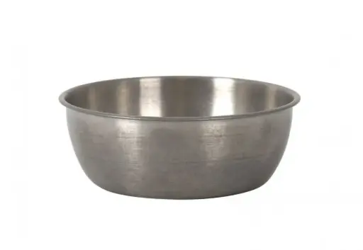 [P266033] Bol Vintage de acero inoxidable 10,5x4 cm
