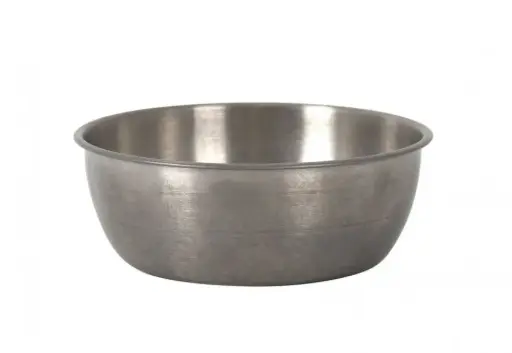 [P266032] Bol Vintage de acero inoxidable 12x4,5 cm