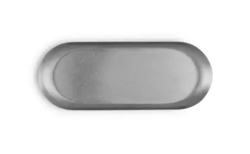 [P266008] Fuente Oval Inox. Vintage 23X9 Cm.    