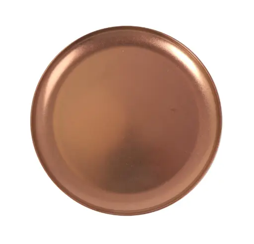 [P266002B] Plato Llano Vintage Cobre 23 Cm.