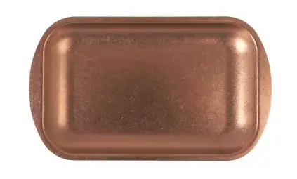 [P1501003B] Fuente Rectangular Vintage Cobre 23.5X14X1.5 Cm.