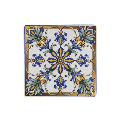 [B758006Y1-1] Plato Pan Ming Ii "Bizancio" 16X16X2Cm