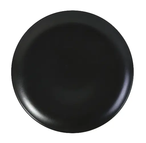 [B758035] Plato presentación Infinity Stonware negro 32x2,5 cm