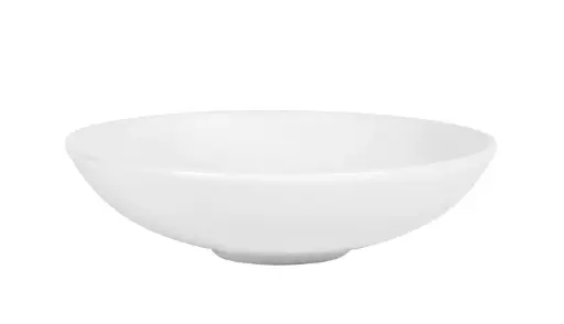 [B758031] Plato Hondo Infinity Stonware Blanco 19,5X5 Cm.