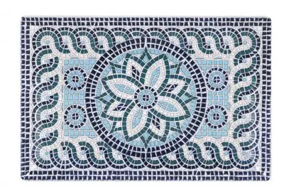 [B2882Y2] Fuente Ming Ii Stonware Mayolica 30X20X2,5 Cm.